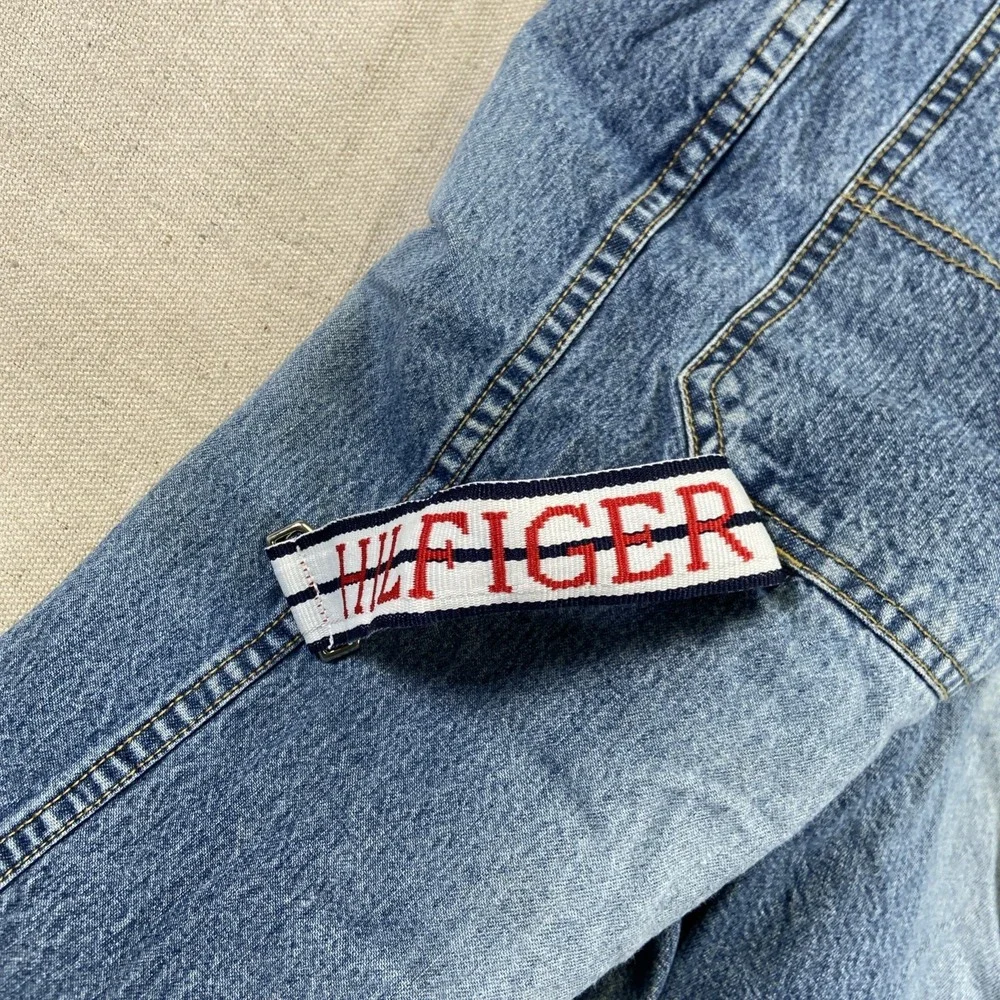 Tommy Hilfiger Shorts Mens 34 Carpenter Jorts Jean Hip Hop Vintage 90s Y2k